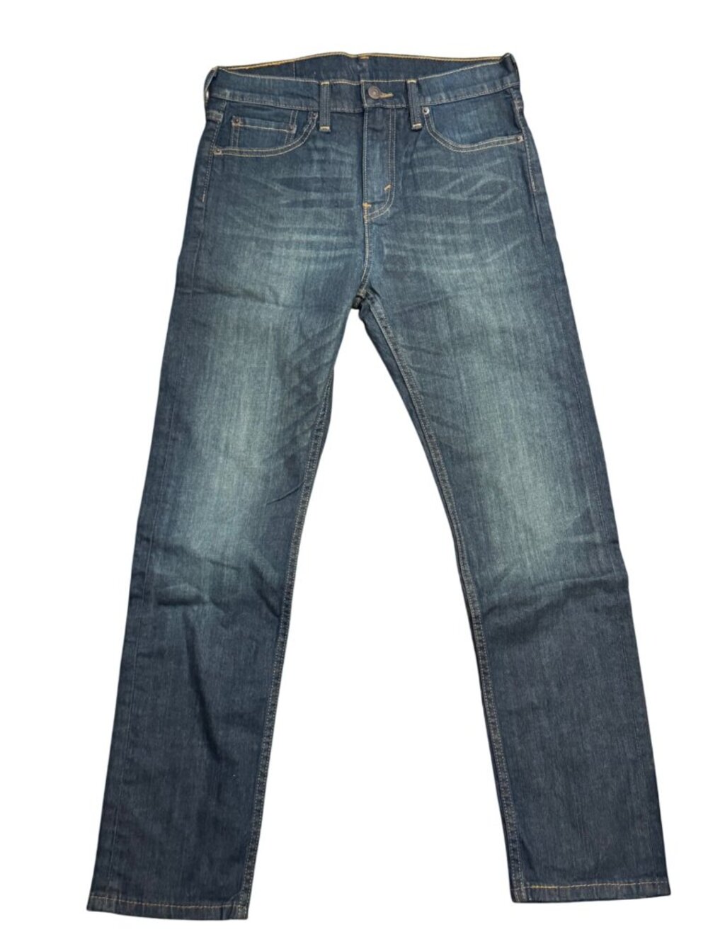 Levis 510 Skinny Fit Mens Jeans W29 L30 Dark Wash Denim Stretch - Picture 2 of 4